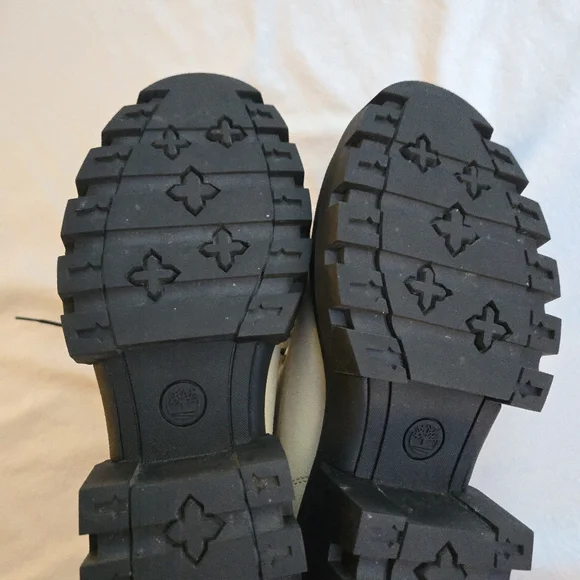 Timberland Everleigh 6-Inch Lace-Up Boot Women's Light Yellow Combat Boots - Picture 7 of 9